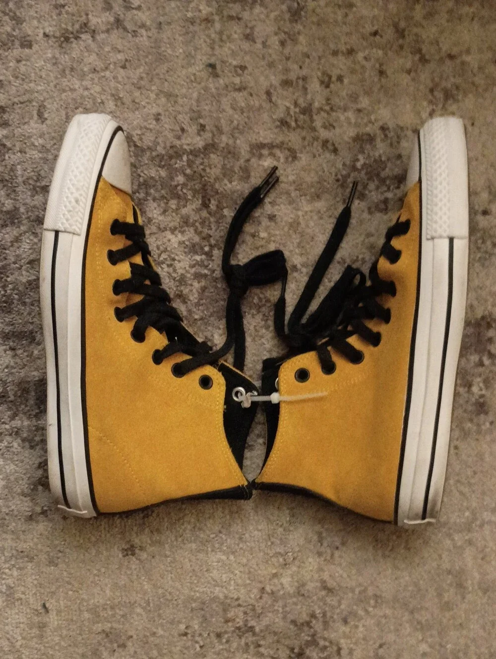 Suede Converse Chuck Taylor All Star Skateboarding High-Tops Sneakers - Picture 4 of 8